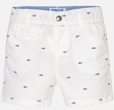 Bermudas imprimé poissons  - Mayoral - Hibox-Mini