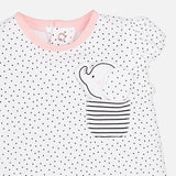 Set t-shirts et shorts combinés imprimés bébé fille nouveau-né - Mayoral