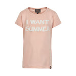 T-shirt I want summer - Creamie