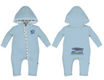 Pyjamas avec fermeture aimantée motif de voitures en coton manches courtes et short -bleu- Magnetic Me - - Hibox-Mini