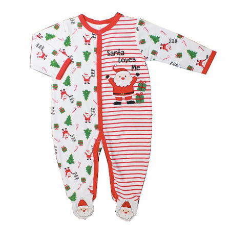 Pyjamas de Noël - Santa loves me - Hibox-Mini