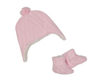Ensemble tuque et bottines bébé