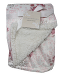 Couverture floral léopard  minky