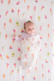 Couverture / Doudou mousseline crème glacée - Loulou lollipop